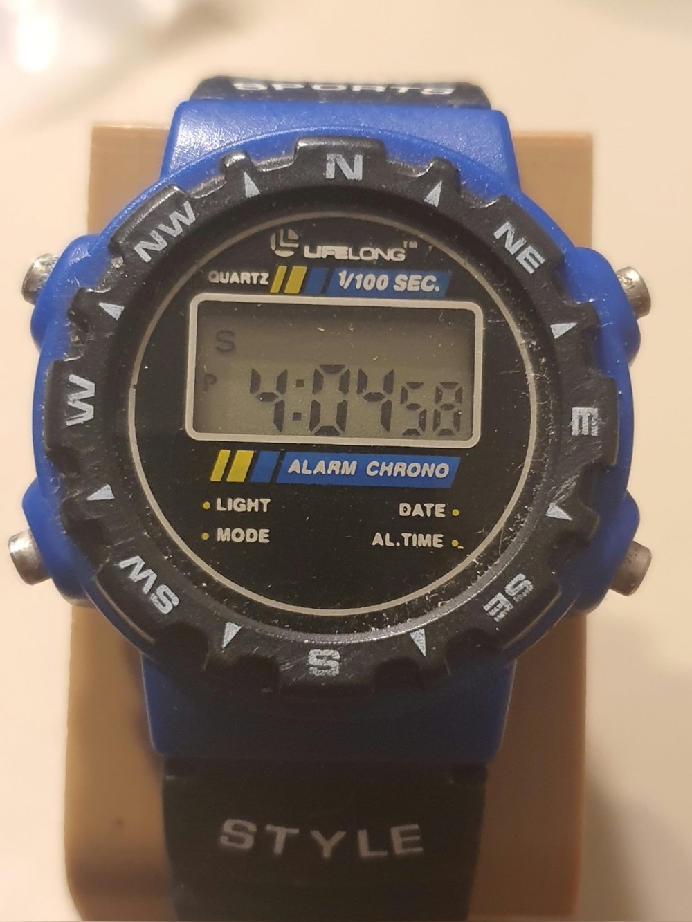 🦋10/$20🦋 Lifelong Blue/Black Digital Alarm Chrono Women's Watch